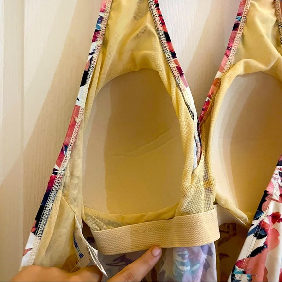 Floral Halter Tankini Top - Picture 4 of 6